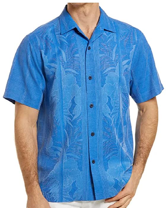 Tommy Bahama Tahitian Border Silk Camp Shirt