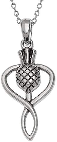 Talbot Fashions Tide Wish Jewellery Celtic Scottish Thistle Necklace Pendant