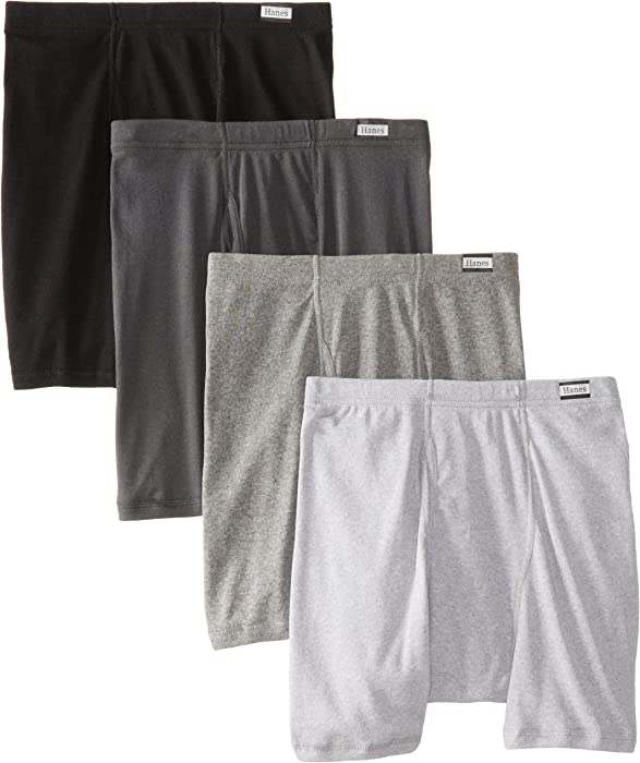 Hanes Ultimate Men's 4-Pack FreshIQ Boxer with ComfortFlex Waistband Brief