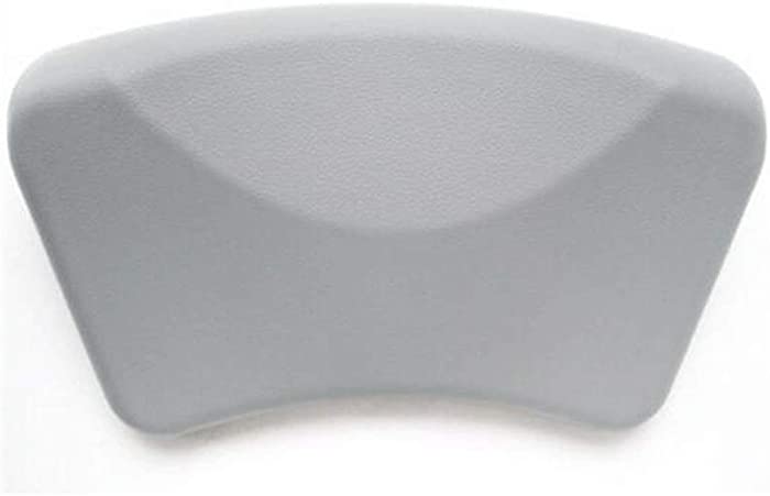 ZAJ Bath Pillows Comfort Waterproof Bath Pillow Non-Slip Soft Tub Pillow Headrest with Suction Cup for Home Hot Tub Bathroom Accersories Pillow Bathtub (Color : Gray)