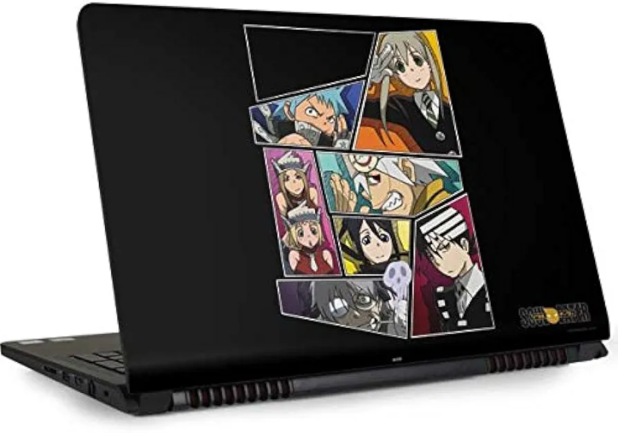 Skinit Decal Laptop Skin Compatible with Inspiron 17 & 1750 - Officially Licensed Soul Eater Block Design