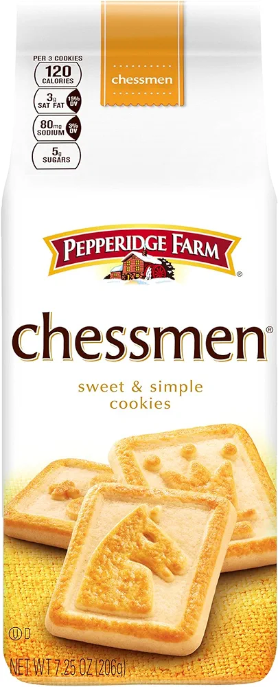 Pepperidge Farm Chessmen Cookies, 7.25-ounce (pack of 6)