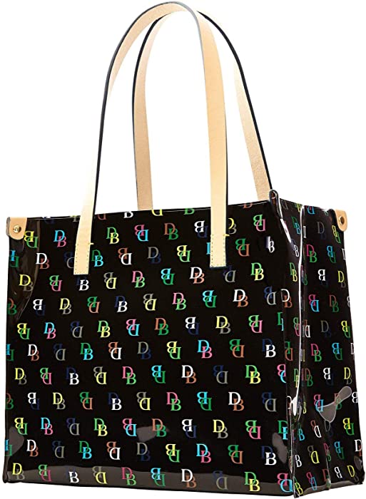 Dooney & Bourke Medium IT Shopper Tote Handbag Purse Black