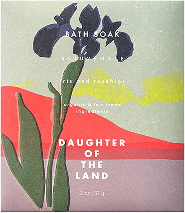 Daughter of the Land - Natural Iris + Rosehips Bath Soak | Vegan, Organic, Clean Beauty (Single Pack)