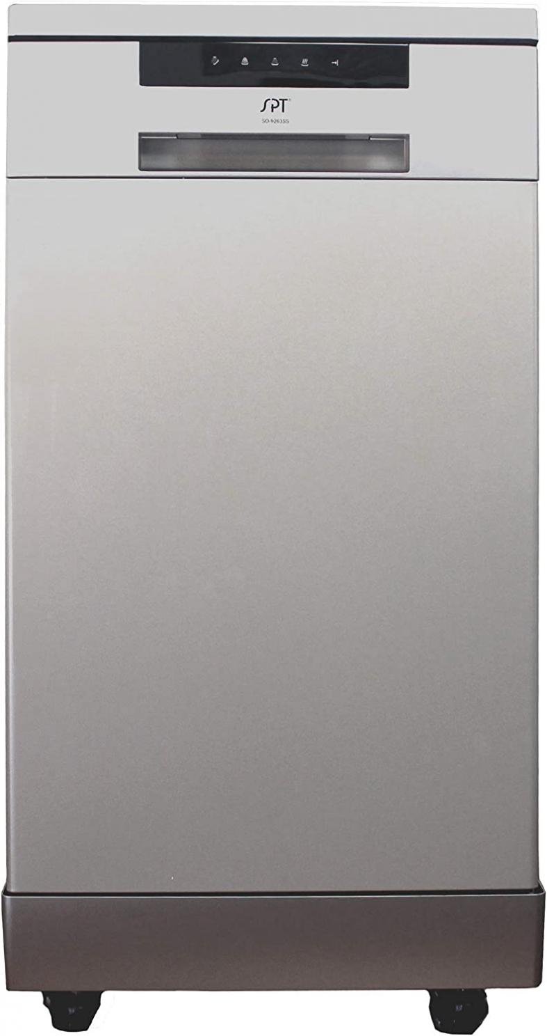 SPT SD-9263SSA Stainless Steel 18″ Energy Star Portable Dishwasher