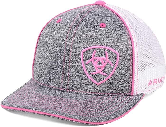 Ariat Womens Pink/Heather Grey Cap