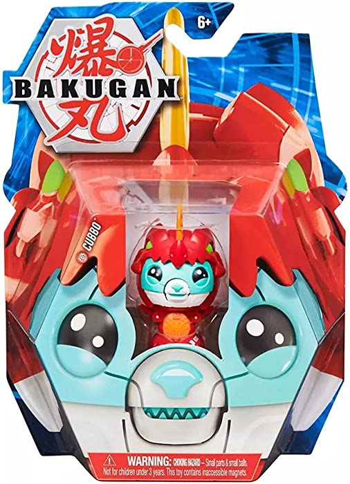 Bakugan 2021 Pyrus Cosplay Drago Cubbo 2-inch Core Collectible Figure and Trading Cards