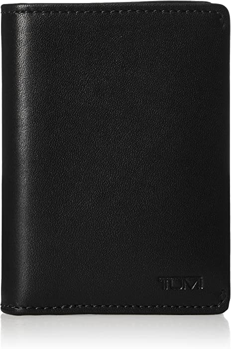 Tumi Nassau Credit Card Case, 10 cm, Black (Black Smooth)
