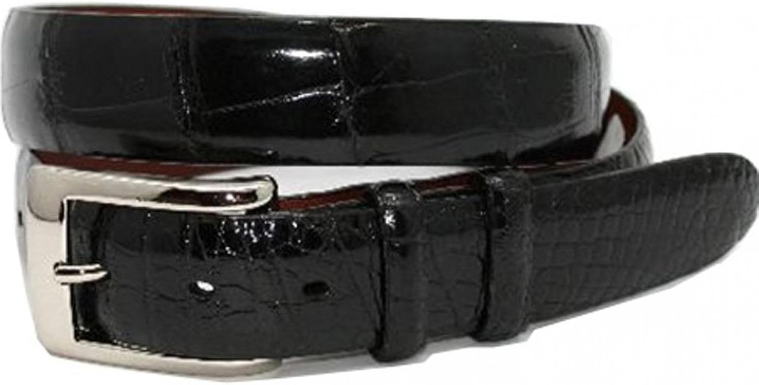 Torino 30mm American Alligator Belt - Black