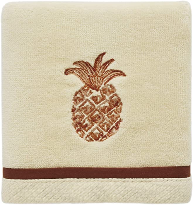 Tommy Bahama Batik Pineapple, Fingertip Towel, Orange
