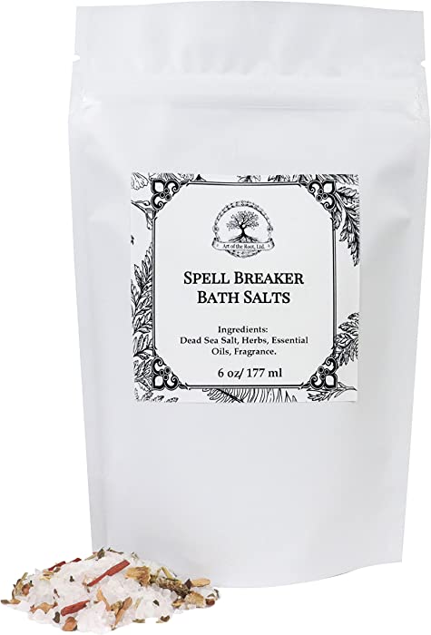 Spell Breaker Herbal Bath Salts 6 oz Remove Spells, Jinxes, Curses Hoodoo Voodoo Conjure Wicca Spell