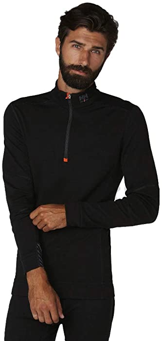 Helly-Hansen 75107 Men's LIFA Merino Half Zip Shirt