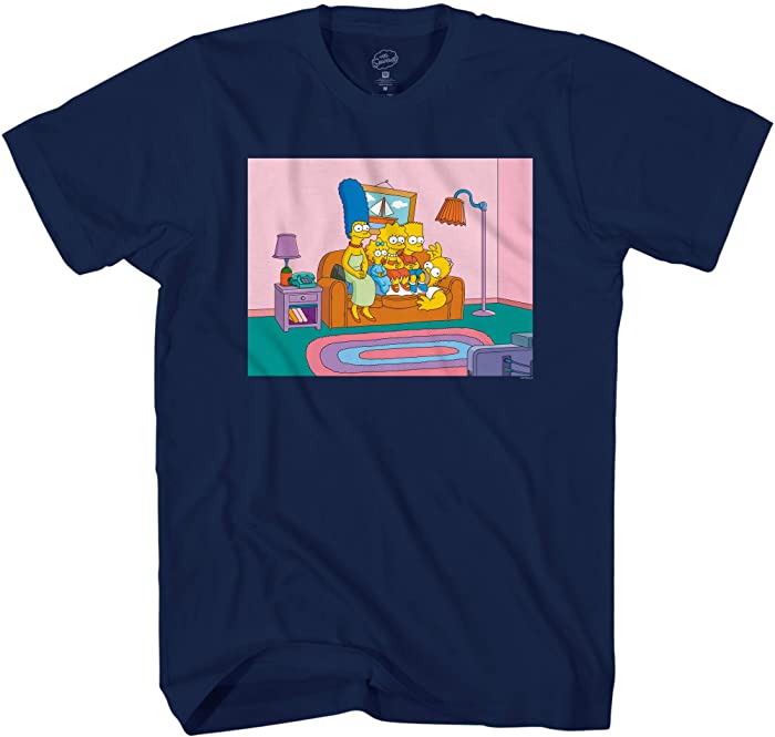 The Simpsons Springfield Couch Gag Tv Lisa Marge Bart Homer T-Shirt
