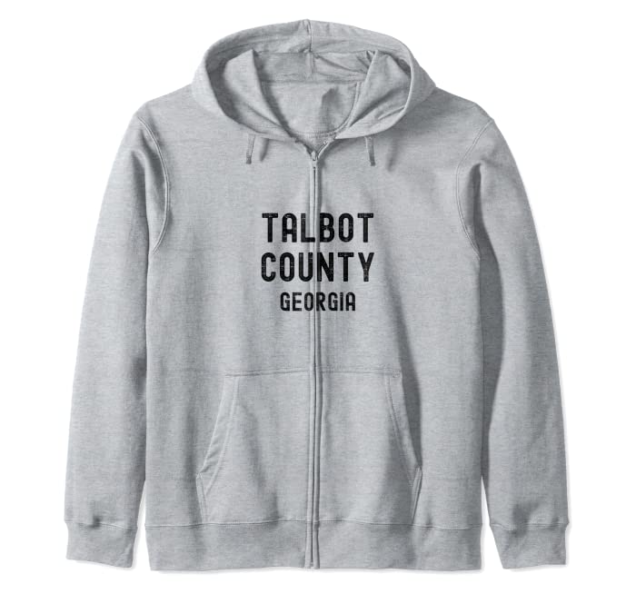 Talbot County Georgia Zip Hoodie