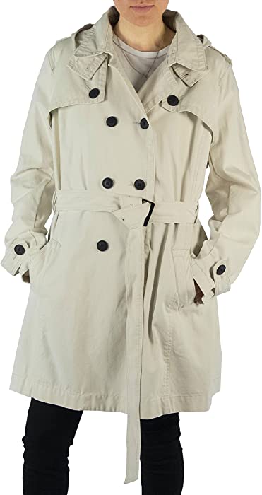 GAP Double Breasted Hooded Trench Coat Sand (XXL)