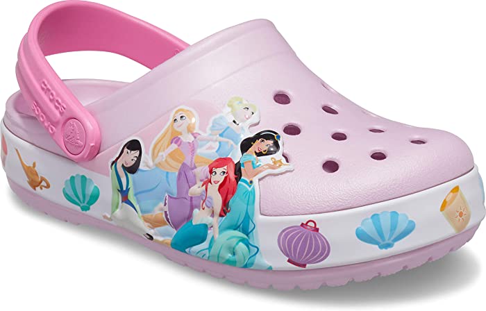 Crocs Unisex-Child Kids Princess Clog | Disney Light Up Shoes