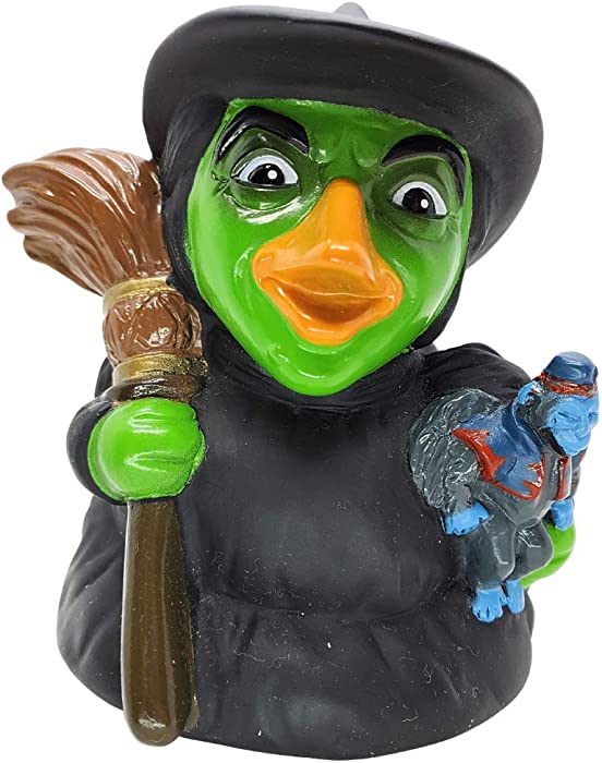 CelebriDucks Wicked Witch - Premium Bath Toy Collectible - Fantasy Movie Themed - Perfect Present for Collectors, Celebrity Fans, Music, and Movie Enthusiasts