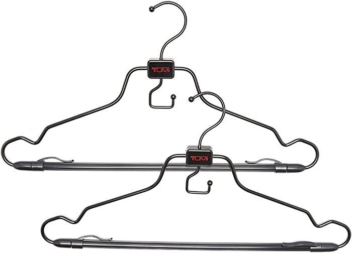 TUMI - Luggage Accessories Travel Hanger - Set of 2 Durable Reversible Hook for Garment Bag - Black