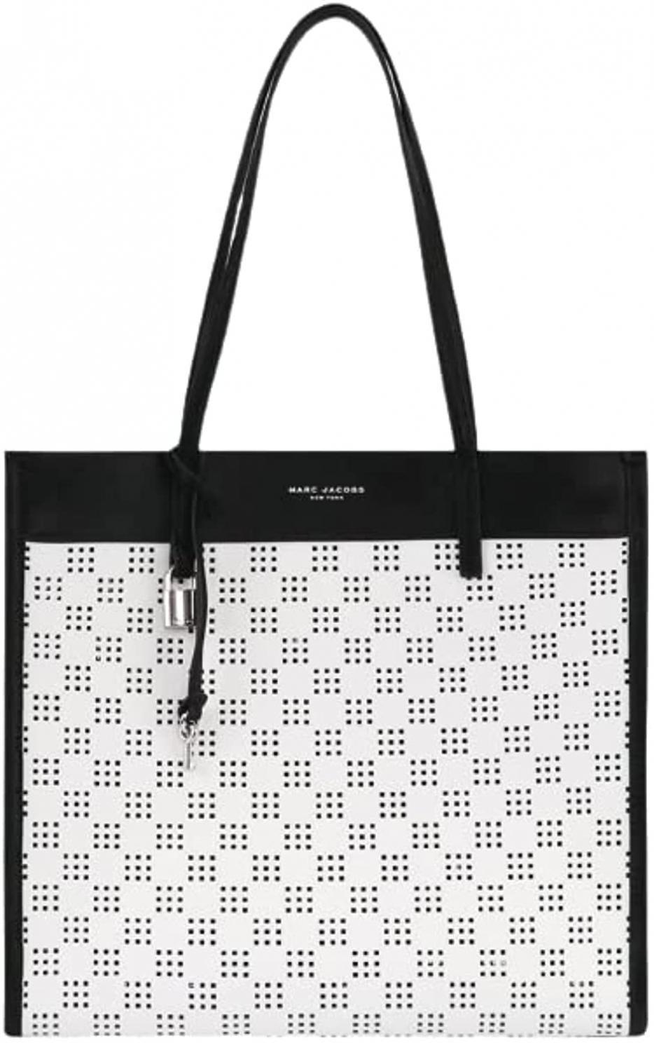Marc Jacobs The Grind Coated Leather Tote