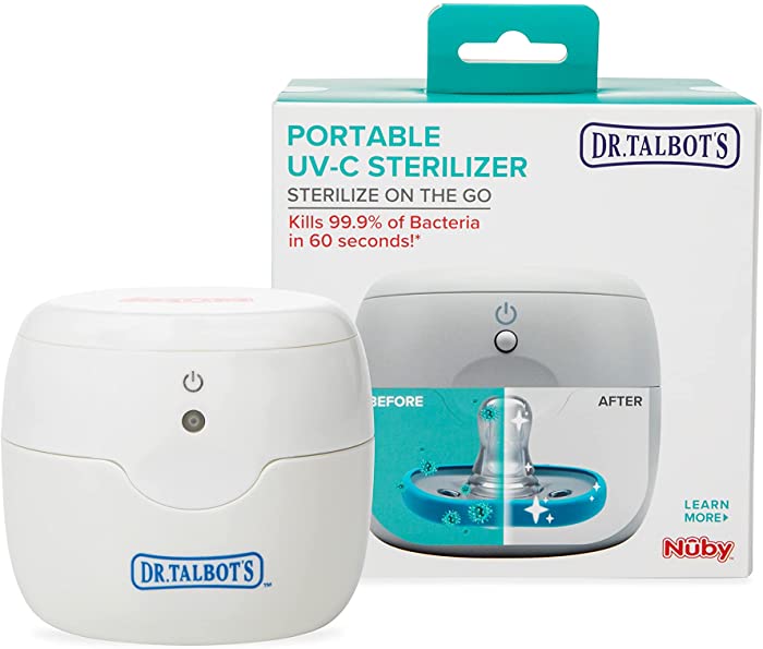 Dr. Talbot’s Portable UV-C Sterilizer on the Go for Pacifiers and More.
