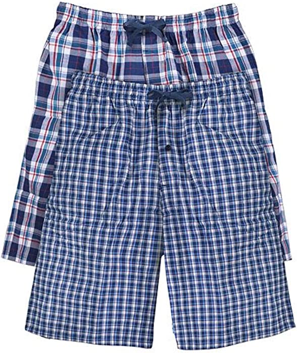 Hanes Men's 2-Pack Woven Pajama Short
