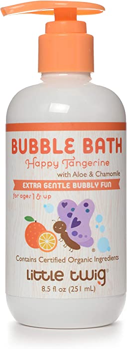 Little Twig Bubble Bath Tangerine, 8.5 Fluid Ounce