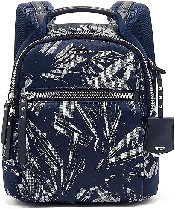 TUMI - Voyageur Witney Backpack - Purse for Women - Blue Palm Print