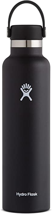 Hydro Flask Standard Mouth Flex Cap Bottle - Stainless Steel Reusable Water Bottle - Vacuum Insulated