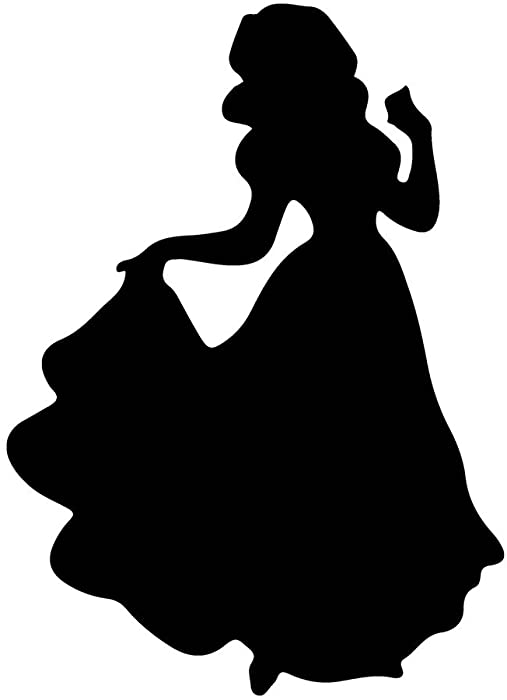 Pack of 3 Princess Stencils Made from 4 Ply Mat Board 11x14, 8x10, 5x7