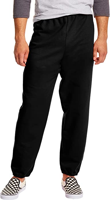Hanes Men’s EcoSmart Non-Pocket Sweatpants (1 or 2 Pack)
