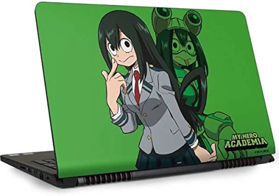 Skinit Decal Laptop Skin Compatible with Inspiron 15 3511 - Officially Licensed My Hero Academia Tsuyu Frog Girl Design