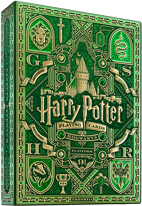 theory11 Harry Potter Playing Cards - Green (Slytherin)