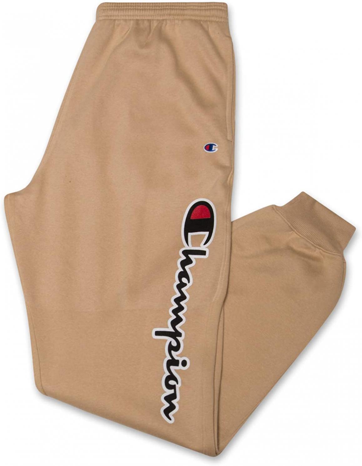 Champion Sweatpants for Men Big and Tall Cotton Fleece Joggers