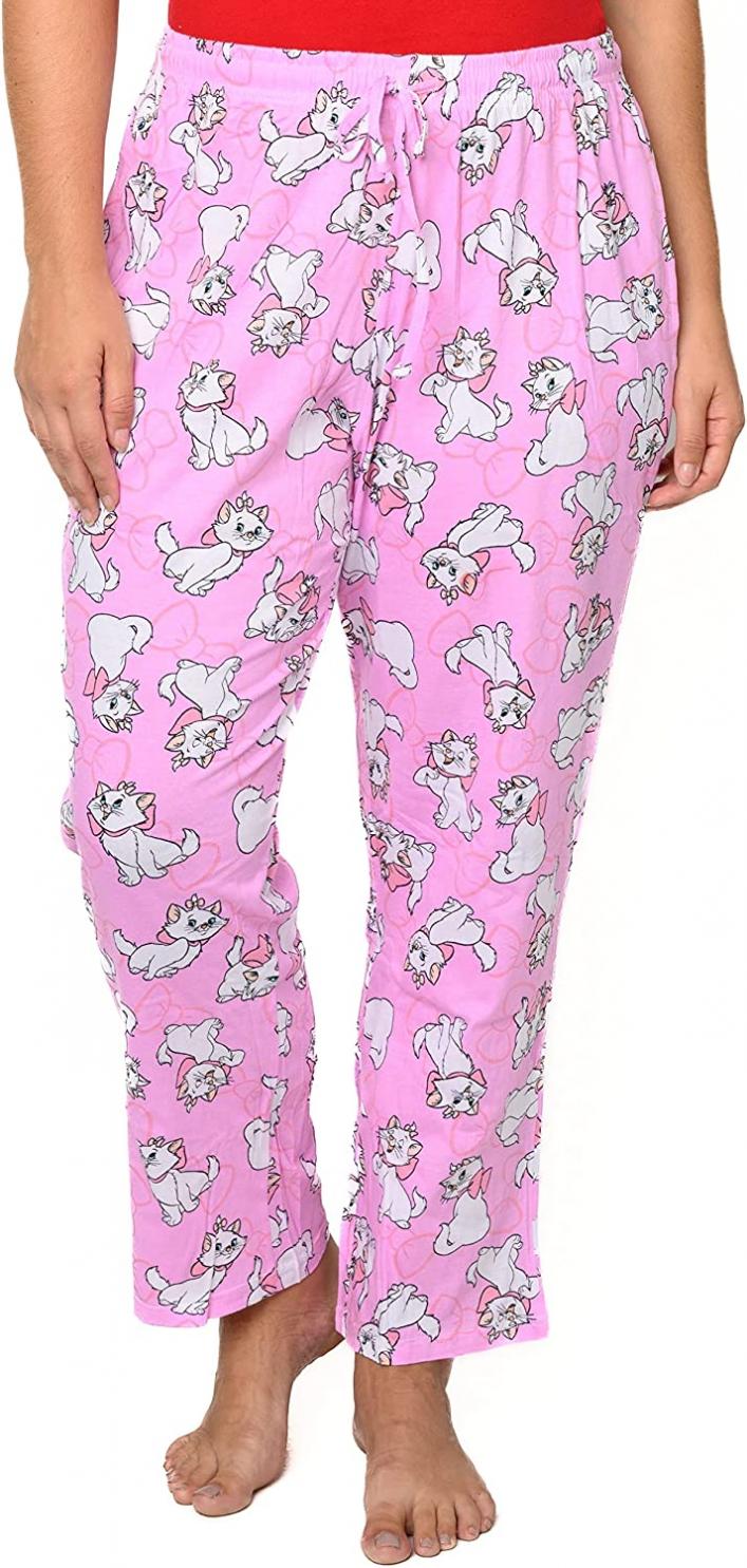 Disney Womens PLUS SIZE Lounge Pants Pajama Bottoms All Over Print Marie