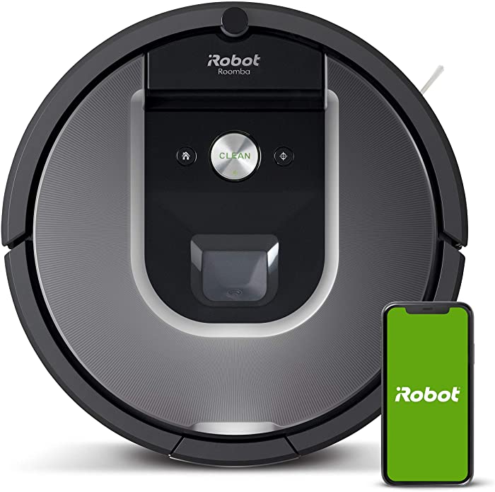 iRobot Roomba 960 Robot Vacuum- Wi-Fi Connected Mapping, Works with Alexa, Ideal for Pet Hair, Carpets, Hard Floors,Black