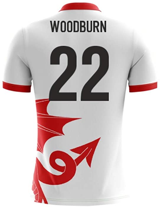2022-2023 Wales Airo Concept Away Football Soccer T-Shirt Jersey (Ben Woodburn 22)
