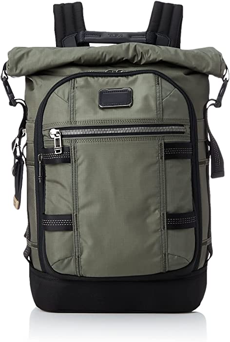 TUMI Men's Ally Backpack, Olive Green, One Size