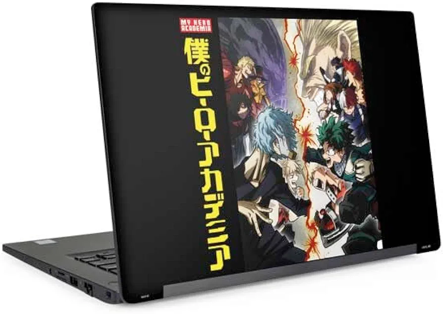 Skinit Decal Laptop Skin Compatible with Latitude 7390 2-in-1 - Officially Licensed My Hero Academia Battle Design