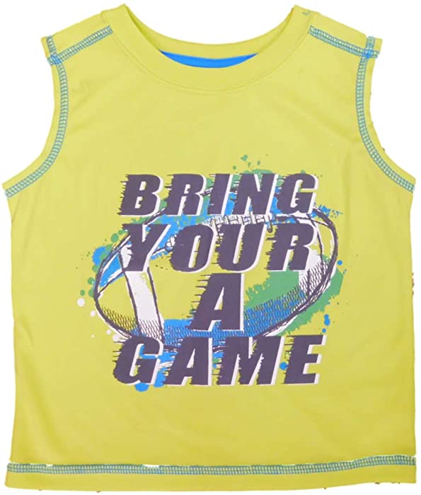 Peanut & Ollie Infant & Toddler Boys Bring Your A Game Football Tank Top