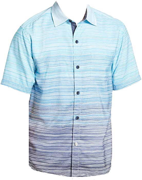Tommy Bahama Men's Coconut Point Blue Sands Coolmax Camp Shirt, Regular & Big Tall Sizes