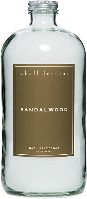 k. hall designs Sandalwood Bath Soak 32 oz.