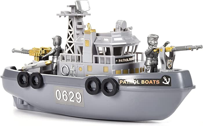 Pool Warship Toy Boat Bath Toys - Children’s Toy Boat，Warship Aircraft Carrier Toy in Bath tub, Gift for Kids Pool Toys