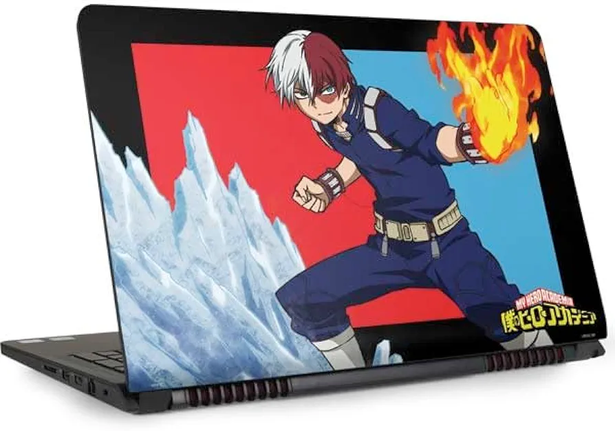 Skinit Decal Laptop Skin Compatible with Inspiron 14R - Officially Licensed My Hero Academia Shoto Todoroki Design