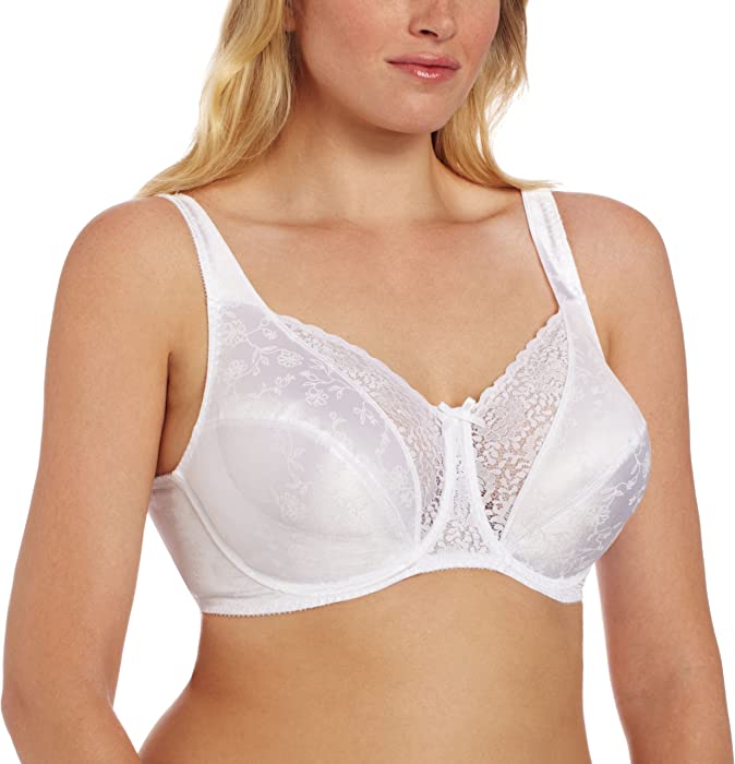 Playtex Women's Secrets Love My Curves Signature Floral Underwire Full Coverage Bra Us4422