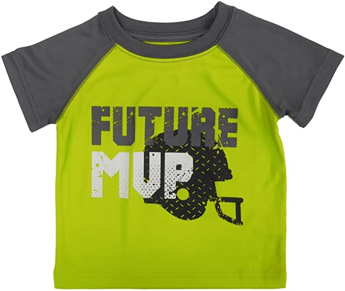 Peanut & Ollie Infant Boys Future MVP Football T-Shirt 6/9m Lime