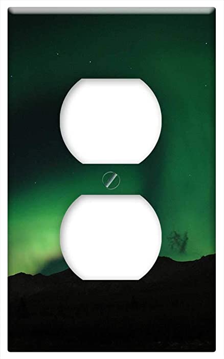 Switch Plate Outlet Cover - Aurora Borealis Northern Lights Sky Night Landscape 9