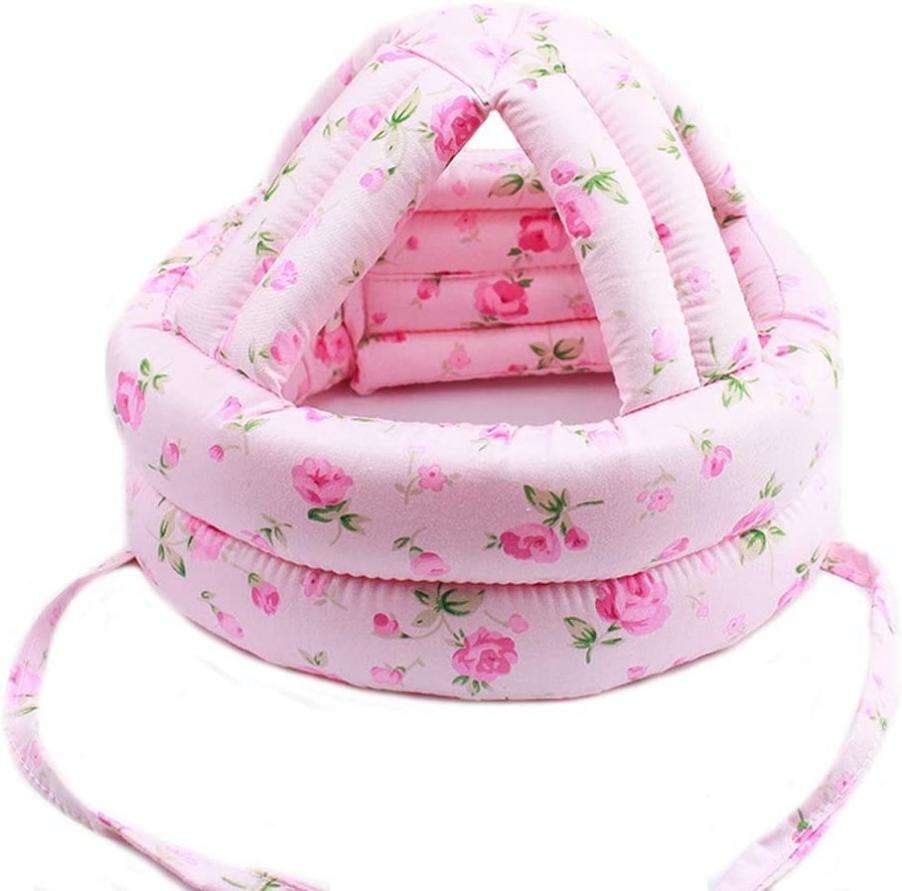 Ewanda store Toddler Infant Baby Hat Step Learning Cap,S,Pink Rose