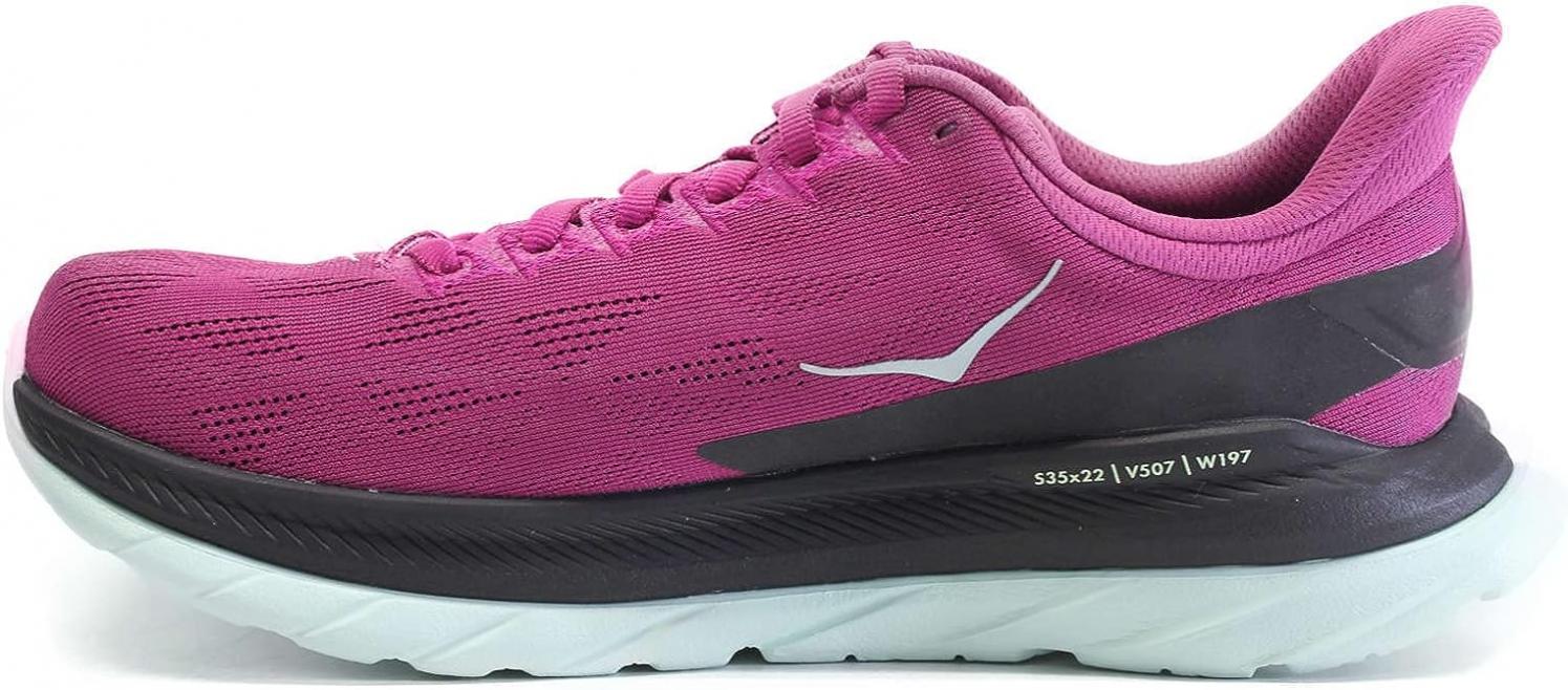 HOKA ONE ONE Womens Mach 4 Textile Synthetic Trainers