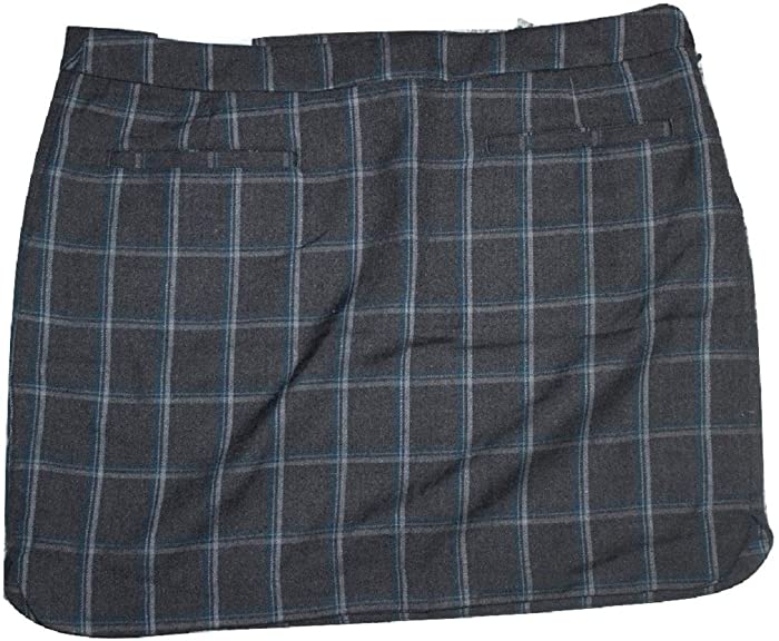 Gap Women Gray Plaid Short Skirt