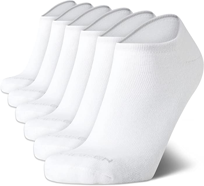 Van Heusen Men's Socks - Low Cut No Show Athletic Performance Ankle Sock Liners (6 Pack)